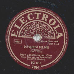 Eddy Constantin - Du bleibst bei mir / Ma belle Madmoiselle