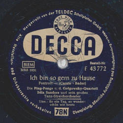 Die Ping-Pongs und das Golgowsky-Quartett, Bla Sanders -...