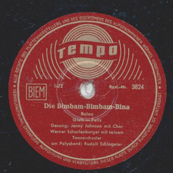 Jenny Johnson / Fred Bertelsmann - Die Bimbam-Bimbam-Bina / Maring