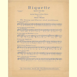 Notenheft / music sheet - Die Teresina