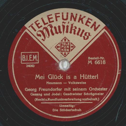 Geschwister Schrgmeier - Mei Glck is a Htterl / Die Stckerlschuh