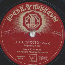 Joan Florescu - Boccaccio, Potpourri Teil I und II 