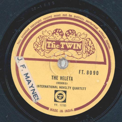 International Novelty Quartett - Merry Widow Waltz / The Veleta