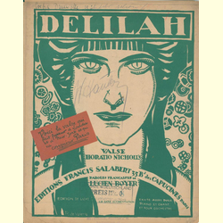 Notenheft / music sheet - Delilah