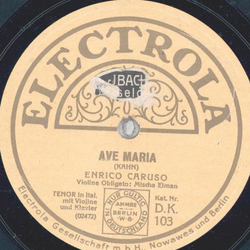 Enrico Caruso - Ave Maria / Elgie Mlodie