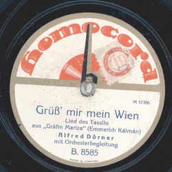 Alfred Drner - Komm, Zigany / Gr mir mein Wien