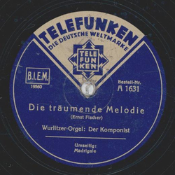Gerd Thomas - Die träumende Melodie / Madrigale