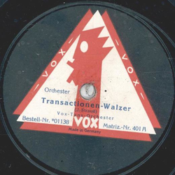 Johann Strau - Morgenbltter / Transactionen-Walzer