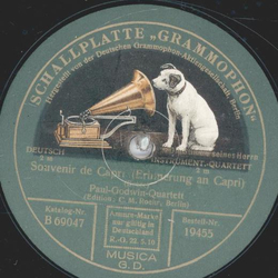 Paul-Godwin-Quartett - Aubade printanière / Souvenir de Capri