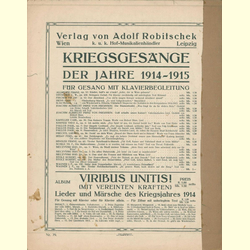 Notenheft / music sheet - Ich denk an dich, Du Sch�ner K�rntnerring!