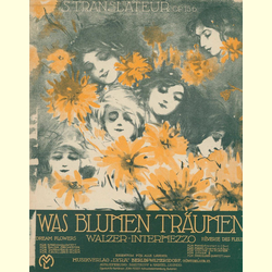 Notenheft / music sheet - Was Blumen trumen
