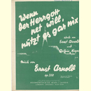 Notenheft / music sheet - Wenn der Herrgott net will,...