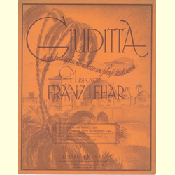 Notenheft / music sheet - Giuditta