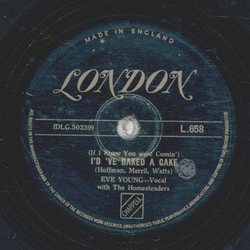 Eve Young - Id ve baked a cake / Silver Dollar