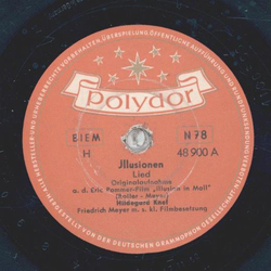 Hildegard Knef  - Illusionen / Du bist wunderbar!