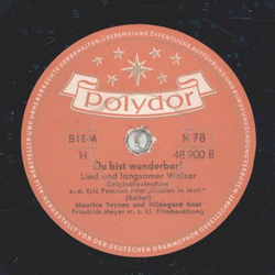 Hildegard Knef  - Illusionen / Du bist wunderbar!