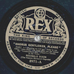 Reginald Dixon - Chorus Gentlemen, please Teil I und II