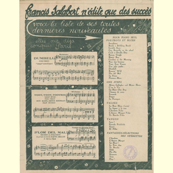 Notenheft / music sheet - La Violetera