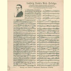 Notenheft / music sheet - Gl�ckliche Liebe