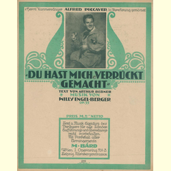 Notenheft / music sheet - Du hast mich verrckt gemacht