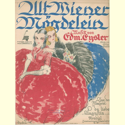 Notenheft / music sheet - Alt - Wiener Mägdelein