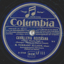 M. Tommaso Alcaide - Cavalleria Rusticana / Martha