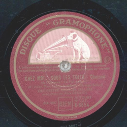 Georges Sellers - La Chanson de la Rue / Chez moi.... Sous les Toits