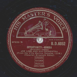 Joe Loss - Opportunity / Merry-go-round