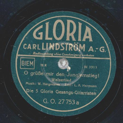 Die 5 Gloria Gesangs-Gitarristen - O grüße mir den Jungfernstieg! / An der Waterkant