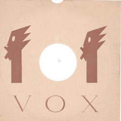 Original Vox Cover fr 25er Schellackplatten A2 C