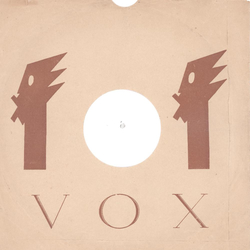 Original Vox Cover fr 25er Schellackplatten A2 C
