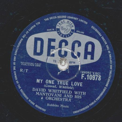 David Whitfield - My one true Love / Cry my Heart
