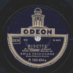 Emile Prudhomme - Risette / Sourire Andalou