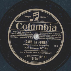 Lucienne Boyer - Dans La Fumée / Parlez-moi Damour