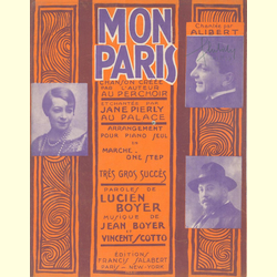 Notenheft / music sheet - Mon Paris