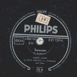 Harry James m. Paul Weston u. s. Orchester - O, mein Papa / Serenata