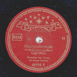Barnabas von Geczy - Terrasse am Meer / Gitarren-Serenade