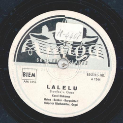 Heinz-Becker-Barquintett, Heinrich Riethmller - LaLeLu / Ol man river
