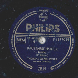Thomas Wendlinger - Bauernfrhstck / Halbwalzer