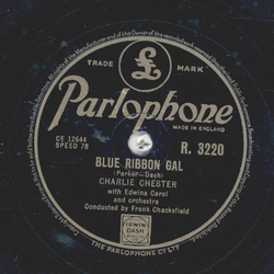 Charlie Chester - Thank you / Blue Ribbon Gal