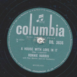 Ronnie Harris - Thats Right / A House With Love In It