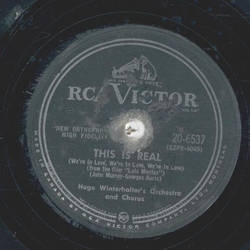 Hugo Winterhalters Orchestra and Chorus - This is real / Canadian Sunset