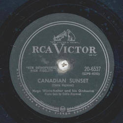 Hugo Winterhalters Orchestra and Chorus - This is real / Canadian Sunset
