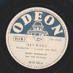 Kurt Widmann und sein Orchester - Ali Baba / Auf der grnen Wiese