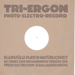 Original TriErgon Cover fr 25er Schellackplatten