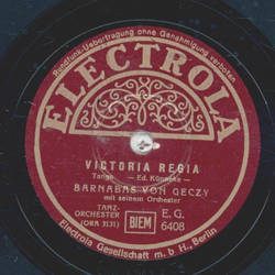 Barnabas von Geczy mit seinem Orchester - Tango Bolero / Victoria Regia