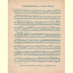 Notenheft / music sheet - Die Parade der Zinnsoldaten