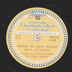 Eugen Jochum - Eine kleine Nachtmusik Satz I - IV / Hochzeit des Figaro (2 Platten)