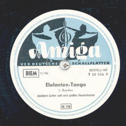 Adalbert Lutter - Elefanten-Tango / Hol ber, Fhrmann