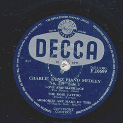 Charlie Kunz - Charlie Kunz Piano Medley No. 119 Teil I und II